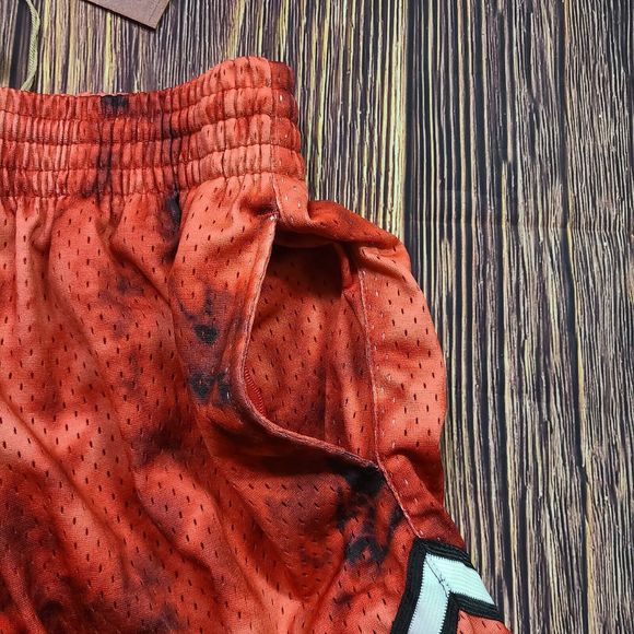 Chicago Bulls Shorts Mens Small Mitchell & Ness Galaxy Reflective NBA Basketball - Picture 5 of 16